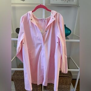 Rains Women's Light Pink Trench Coat